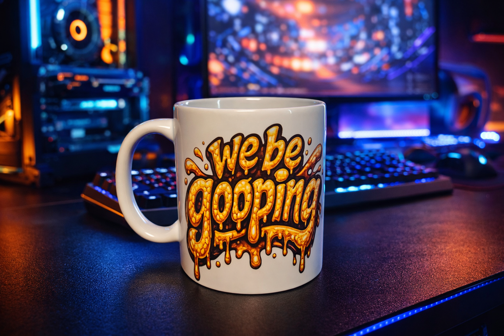 "We Be Gooping" Mug