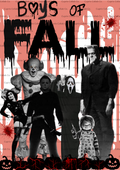 Boys of Fall Horror Digital Download | Halloween Horror PNG | Spooky Fall Sublimation Design