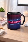 MrsSnorlax Neon Glow Mug – Gamer Aesthetic Coffee Cup