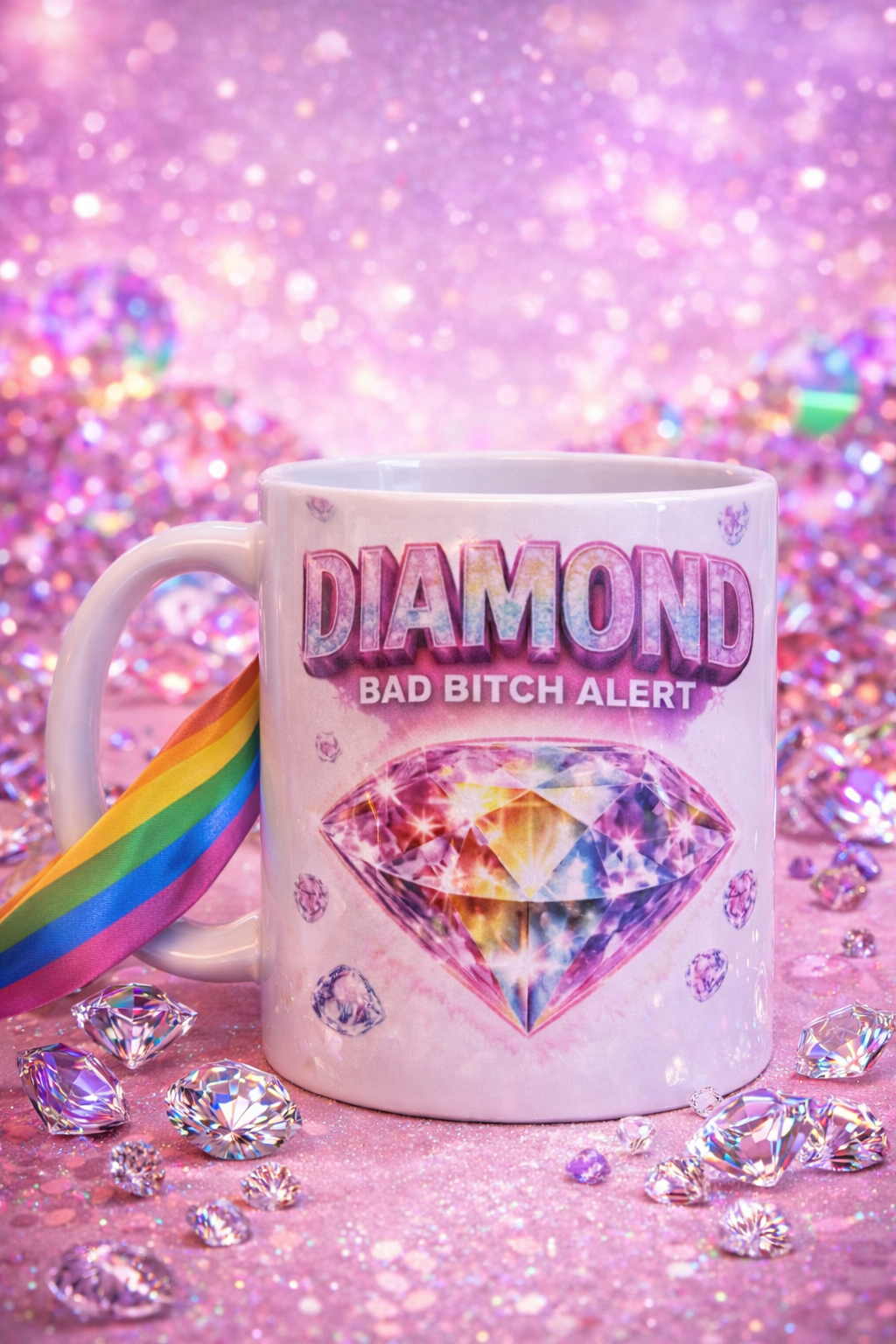 Diamond Bad Bitch Alert Mug