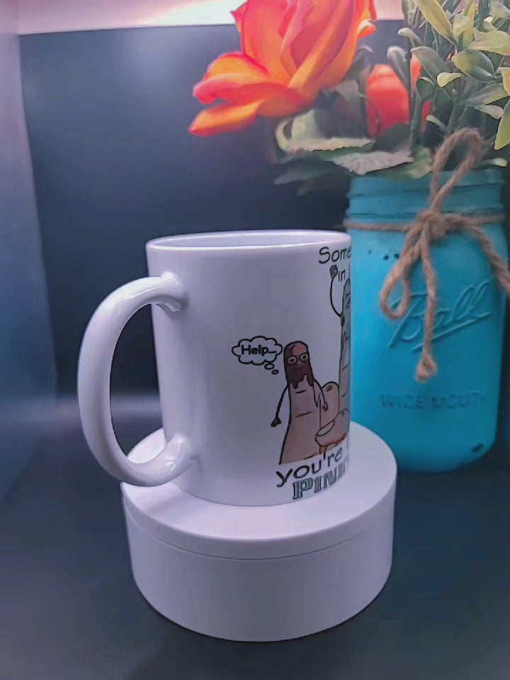 Sometimes, in life… you’re the PINKY. 😂☕