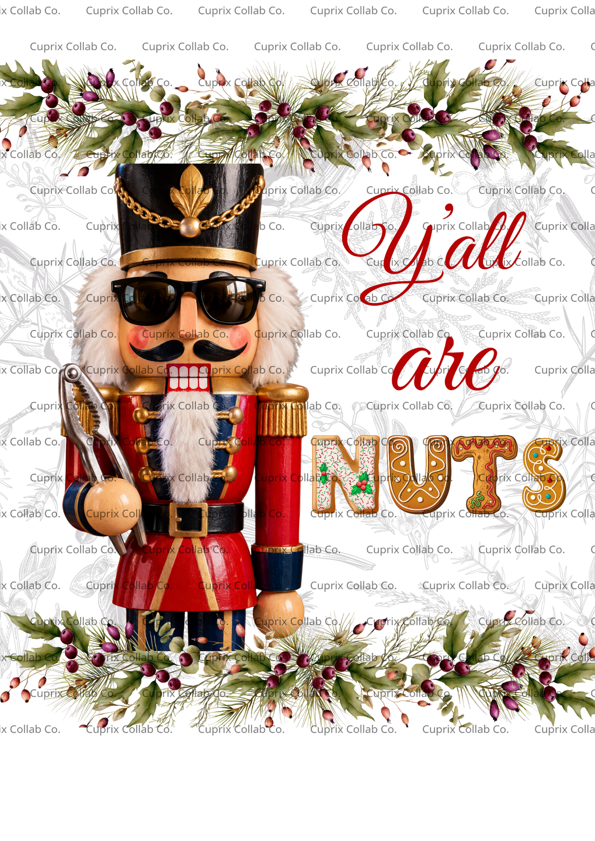Y’all Are Nuts Christmas Sweatshirt 🎄🥜